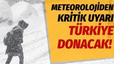 METEOROLOJİDEN YOĞUN KAR YAĞIŞI UYARISI!