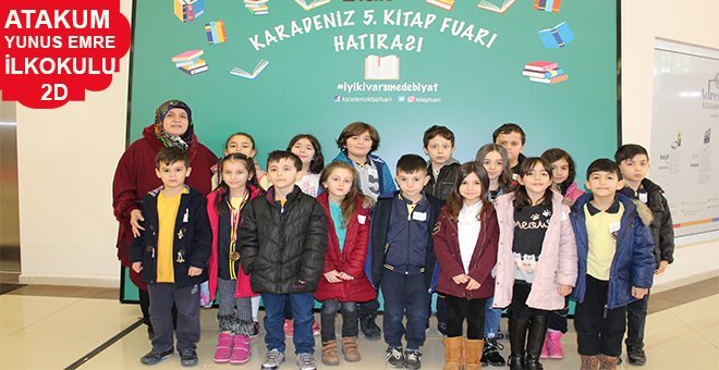 SAMSUNLU ÖĞRENCİLER KİTAP FUARINA AKIN ETTİ