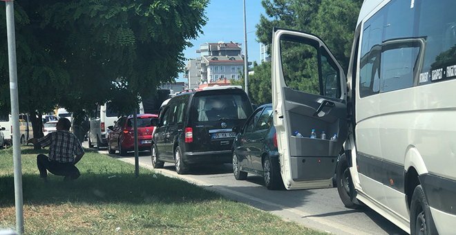 Samsun’da trafik felç oldu