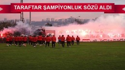 Taraftarlar Nuri Asan tesislerinde