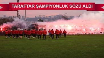 Taraftarlar Nuri Asan tesislerinde
