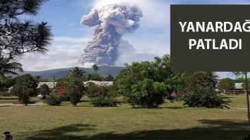 Deprem ve tsunaminin ardından yanardağ patladı