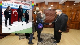 Başkan Kılıç başarılı sporcuları kabul etti