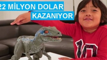 YouTube’da en fazla kazanan çocuk 8 yaşında