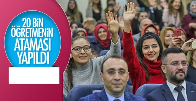 20 Bin Sözleşmeli öğretmenin ataması yapıldı