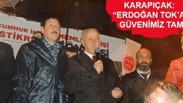 İLKADIM’DA ‘CUMHUR İTTİFAKI’ ET TIRNAK OLDU
