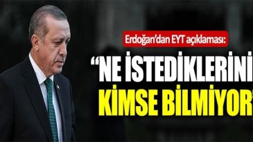 Son Dakika…Cumhurbaşkanı Erdoğan’dan EYT açıklaması