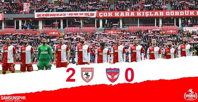 YILPORT SAMSUNSPOR – NİĞDE ANADOLU F.K A.Ş.: 2-0