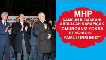 KARAPIÇAK:“BAŞKA PARTİLERDE KOLTUK ARAYANLARLA İŞİMİZ YOK”