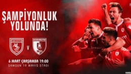 SAMSUNSPOR – BODRUMSPOR İLE KARŞILAŞIYOR