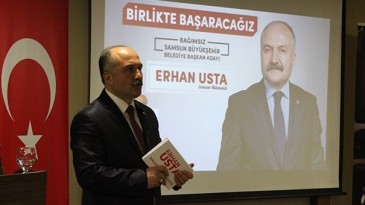 ERHAN USTA ‘PROJELERİNİ’ TANITTI