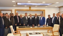 Ak Parti İlçe teşkilatından Başkan Özdemir’e ziyaret