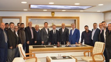 Ak Parti İlçe teşkilatından Başkan Özdemir’e ziyaret