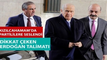 MHP Lideri Devlet Bahçeli’den partisine Erdoğan talimatı!