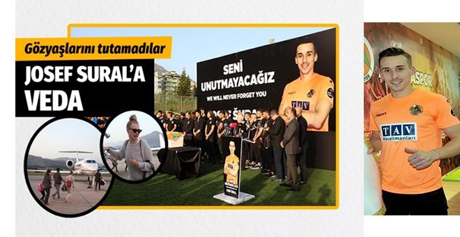 Alanyasporlu Josef Sural son yolculuğuna uğurlandı