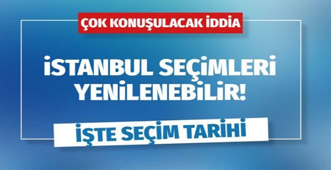 Nagehan Alçı İstanbul seçimleri için yeni tarih verdi