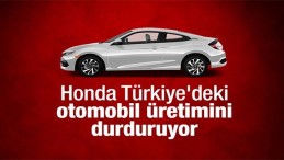 Honda Türkiye son kararını açıkladı