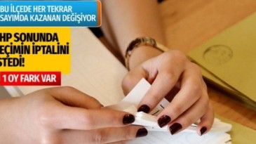 CHP, ilçede seçimlerin yenilenmesi için başvuruda bulundu