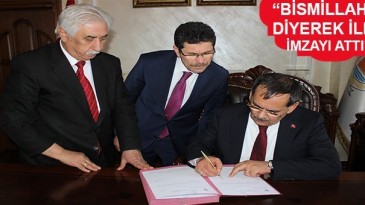 Mustafa Demir Mazbatasını alarak göreve başladı
