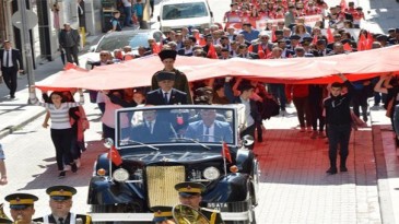 Atatürk’ün Havza’ya gelişinin 100. yıl dönümü kutlandı
