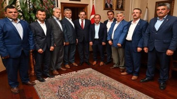 Muhtarlar Başkan Demir’i ziyaret etti!