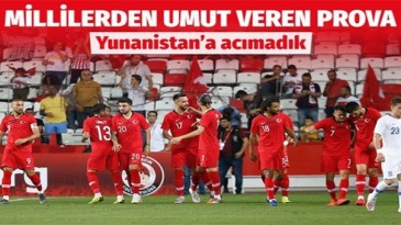 Milliler rahat kazandı
