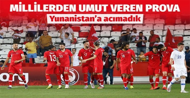 Milliler rahat kazandı