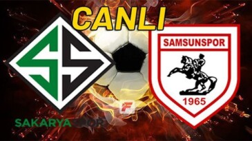 Tıkla izle…Samsunspor – Sakaryaspor maçı canlı yayında