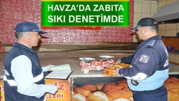 Zabıta fırınlarda denetimi yaptı.