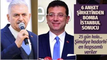 İstanbul’da son durum! İşte 6 anket şirketinden İstanbul verileri