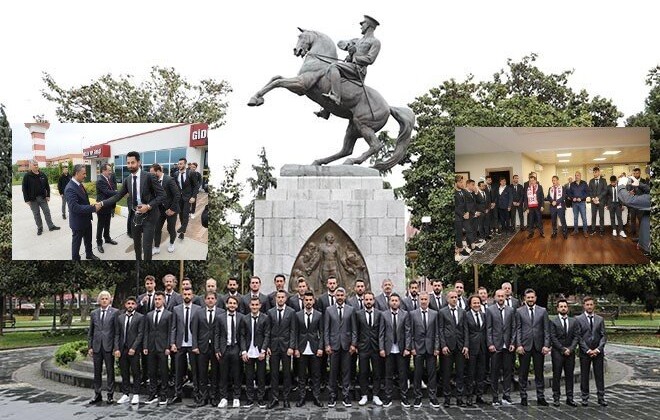 Samsunspor’u Vali Kaymak ve Başkan Demir uğurladı!