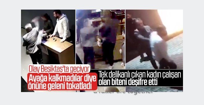 Patrondan çalışanlarına ‘ayağa kalkmadın’ dayağı
