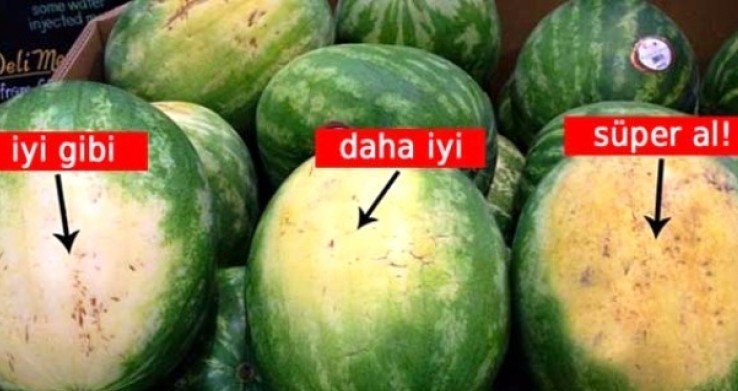 İyi karpuz nasıl seçilir?