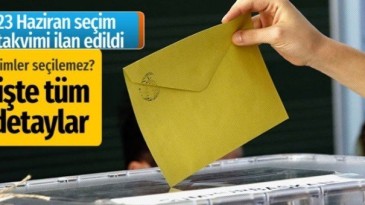 YSK’nın İstanbul seçim takvimi netleşti!