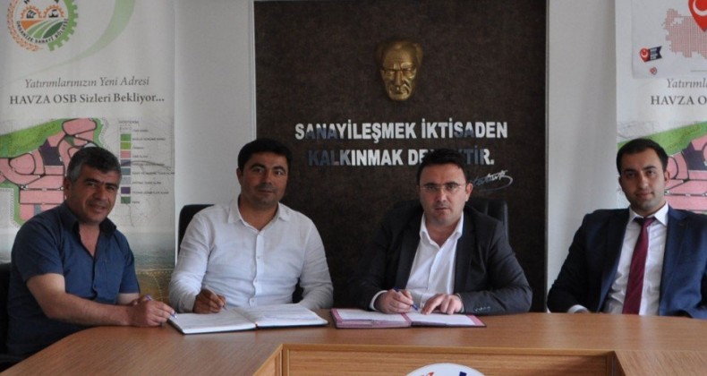 Havza OSB’de 5 Milyon liralık yer tahsisi yapıldı