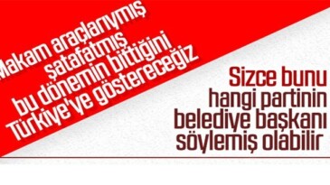 israf önlemleri alınacak!