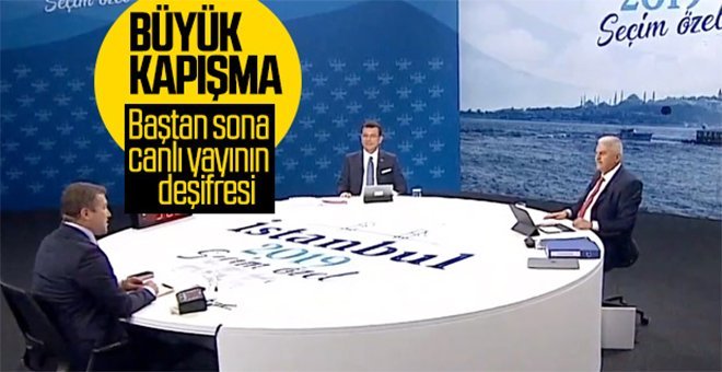 Ekrem İmamoğlu ile Binali Yıldırım ortak yayında neler konuştu?