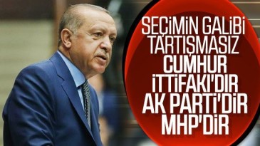 Cumhurbaşkanı Erdoğan Seçimin galibini ilan etti!