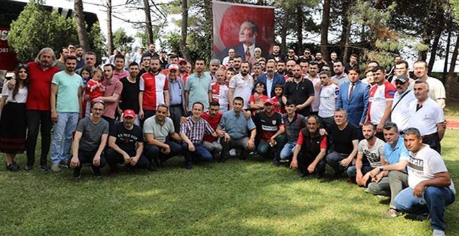 Samsunspor’da geleneksel bayramlaşma yapıldı