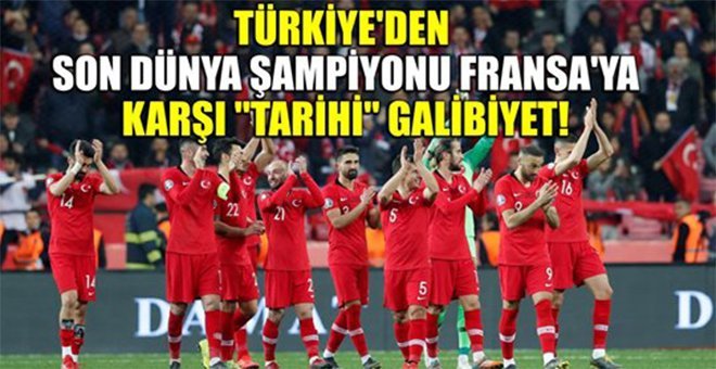 Milli Takım Son Dünya şampiyonu Fransa’yı sahadan sildi