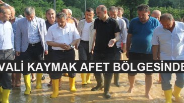 Vali Kaymak Terme’de incelemelerde bulundu!