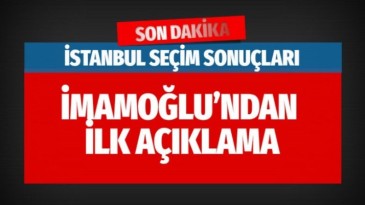 İmamoğlu’ndan Zafer Konuşması!