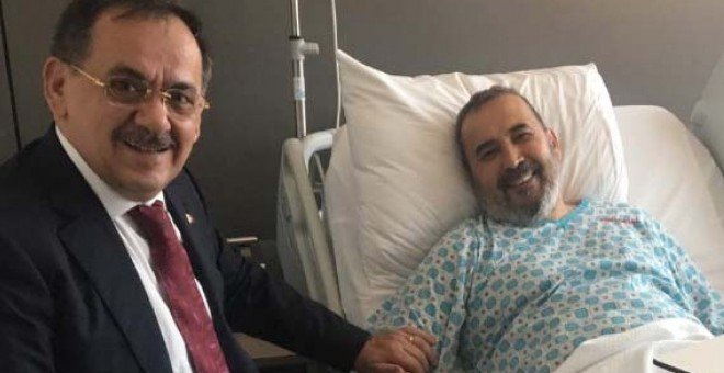 Başkan Uyanık’a ‘Geçmiş Olsun’ ziyareti