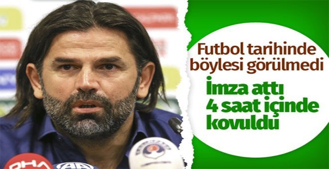 Bugün imzayı atan İbrahim Üzülmez’le yollar ayrıldı