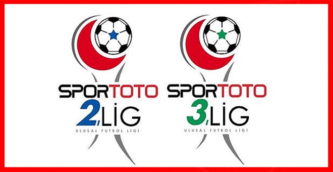Futbolda 2 ve 3. lig grupları belli oldu