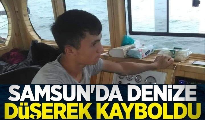 Terme’de denize düşen genç kayboldu