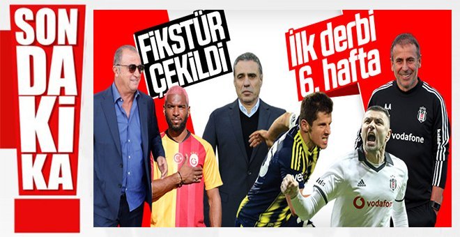 Süper Lig’de fikstür çekimi gerçekleşti
