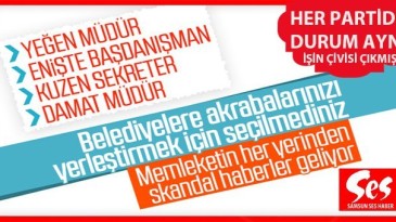 Her Partide durum aynı! Milletin çocukları işsiz geziyor