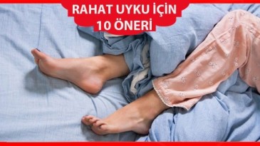 Sıcak havalarda rahat uyumak için 10 ipucu