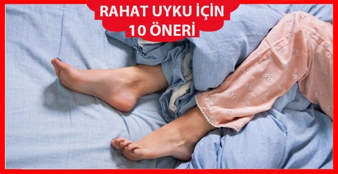 Sıcak havalarda rahat uyumak için 10 ipucu